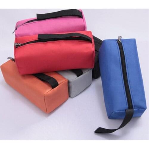 Oxford Toolkit Canvas Waterproof Storage Hand Tool Bag Screws Nails Drill Bit Metal Parts Fishing Travel Makeup Organizer Pouch