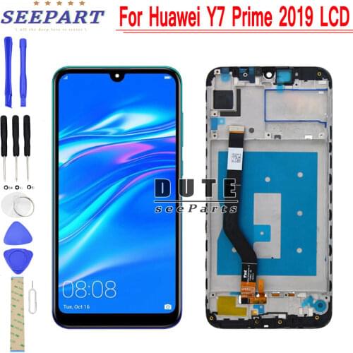 Original LCD for Huawei Y7 2019 DUB-LX3 DUB-L23 DUB-LX1 Display Touch Screen Panel For Huawei Y7 Prime 2019 Mobile Phone Screen