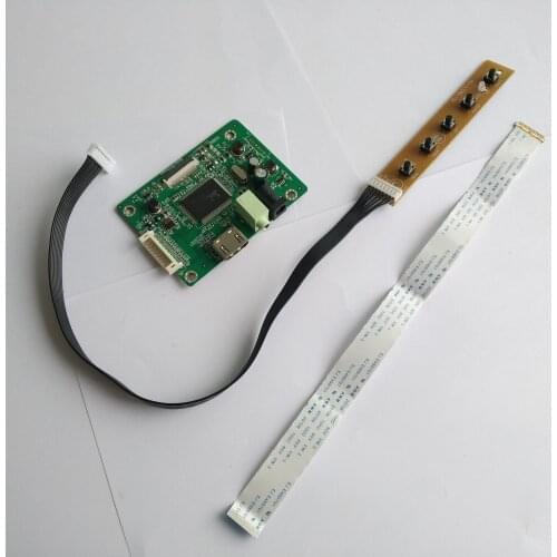 HDMI LED EDP LCD Controller board diy For 15.6" B156XTN07.0 HWBA 40pin 1366X768 panel screen