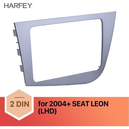 Harfey Car Radio Fascia Plate Panel Frame For 2005 2006-2011 Seat Leon Left Hand Driving Car Multimedia player GPS Navigation