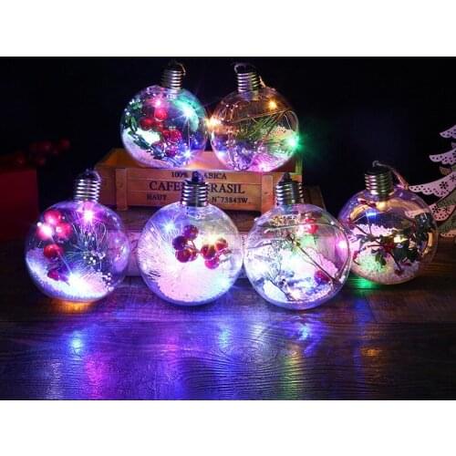 TONECY Plastic Christmas Balls