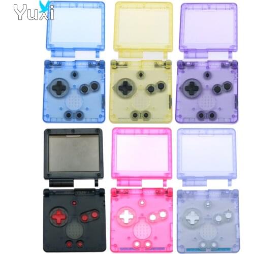 YuXi For GameBoy Advance SP Classic clear Limited Edition Replacement Housing Shell for GBA SP Housing Case Cover