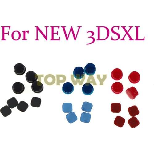 1set Front and Back Housing Shell Screw Feet Cover for New 3DS XL 3DS LL Screw Rubber Pads for New 3DSXL 3DSLL