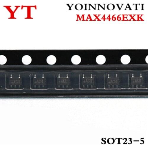 10PCS/lot MAX4466EXK IC PREAMP AUDIO SC70-5 4466 MAX4466 4466E