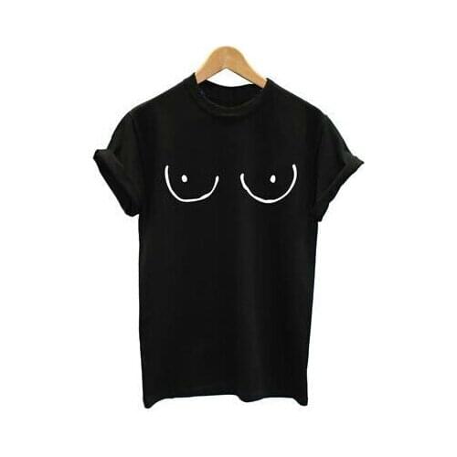 2017 Women Tshirt Funny TITTIES BOOBS BOOBIES Print Cotton Casual Shirt For Top Tee Hipster Latest Drop Ship-A006