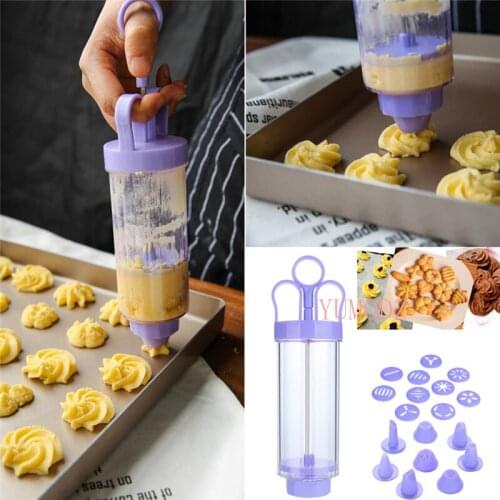2020 Cookie Biscuit Making Maker Pump Press Machine Decor Kitchen Mold Tools Set Baking Tools Kitchen Accessories Gadget cookie