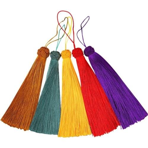30pcs Decorative Silk Tassles Pendants Multi-Color Applique Jewelry Making