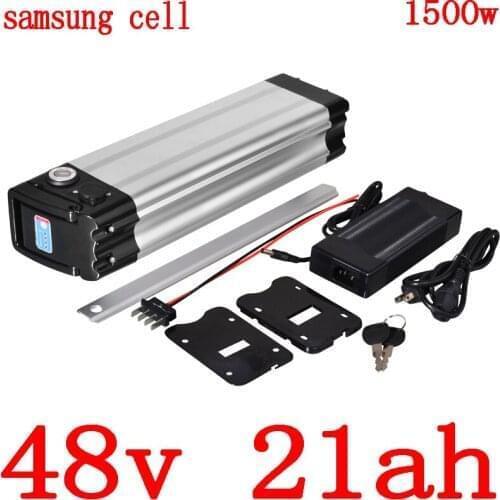 48V 1000W 1500W battery pack 48v 20ah Electric Bicycle Battery 48V 10AH 14AH 17.5AH 18AH 21AH lithium battery use samsung cell