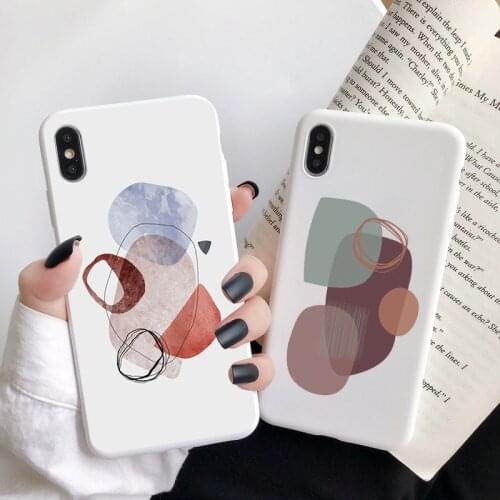 Phone Case For iPhone 12 Pro Max mini 7 8 6 6S Plus 11 11pro Xs MAX SE 2020 X XR 5 5S Art Retro Abstrat TPU Cover For iphone12