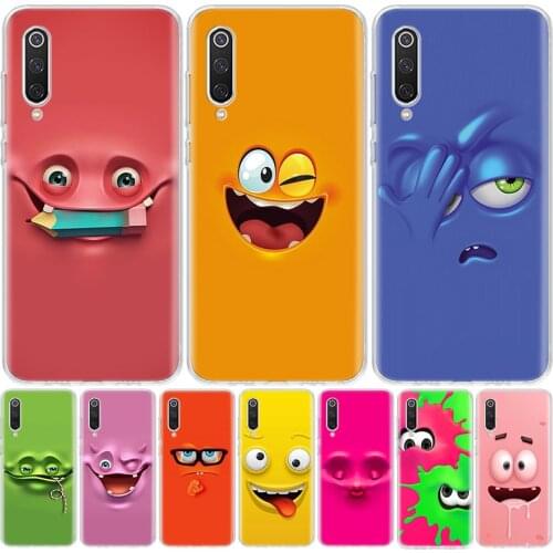 Funny Face Soft Phone Case For Xiaomi Redmi Mi Note 10 9 8 A3 A2 A1 CC9 9T Lite Pro 6X 5X F1 CC9E Coque Cover