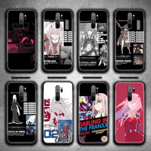 Zero Two Darling In The FranXX Phone Case for Redmi 9A 9 8A 7 6 6A Note 9 8 8T Pro Max K20 K30 Pro