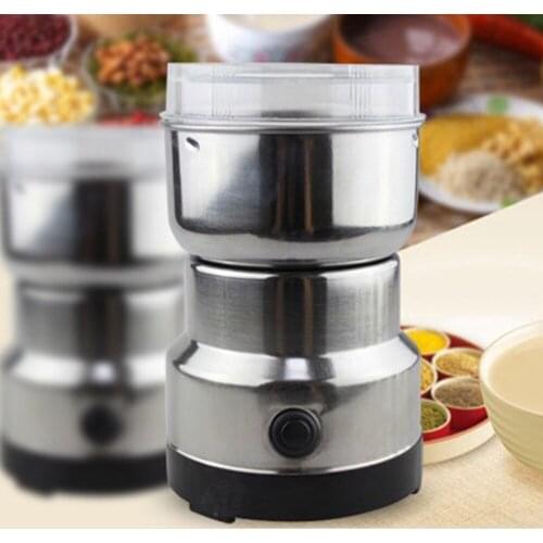 Electric Coffee Grinder Multifunctional Coffee Bean Nut Grinder Coffee Beans GrinderCoffe Machine Tool EU Plug Drop Shipping