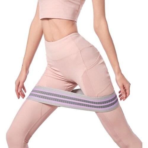 Resistance Bands Fitness Booty Bands 3-Piece Set Fitness Rubber Expander Elastic Band for Home Workout Exercise Equipment