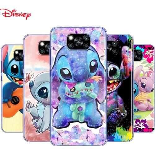 Lilo Stitch Cartoon For Xiaomi Poco X3 NFC M2 X2 F2 F3 C3 M3 F1 Pro Mi Play Mix 3 A3 A2 A1 6 5 Lite Soft Phone Case