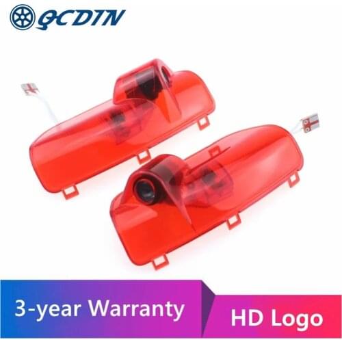 QCDIN For ELANTRA LED Car Welcome Light Door Logo Projector Light For ELANTRA 4th Gen (HD) 2006-2010 For Avante 2006-2010