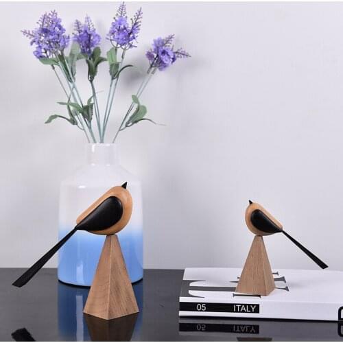 Nordic Resin birds ornaments Figurines & Miniatures resin Decor Crafts birdie Furnishing Articles For Animal model Decorative
