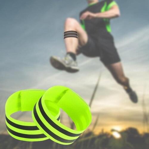 Reflective Bands Elastic Armband Wristband Ankle Leg Tape Reflective For Night Straps Safety Biking Walking Straps Jogging D1T5