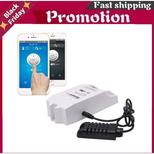 Smart Home Sonoff SI7021 Waterproof Sensor Temperature Humidity Monitoring APP Support Automation Relay Module For Google Home