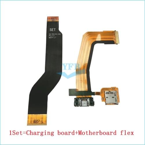 For Samsung Galaxy Tab S 10.5'' SM-T800 SM-T805 SM-T807 10.5" Micro SD USB Charging Port Flex Cable Replacement part