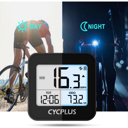 CYCPLUS G1 Bike Accessories GPS Bicycle Computer Cycling Speedometer Waterproof IPX6 Wireless Stopwatch Cyclocomputer to Bike