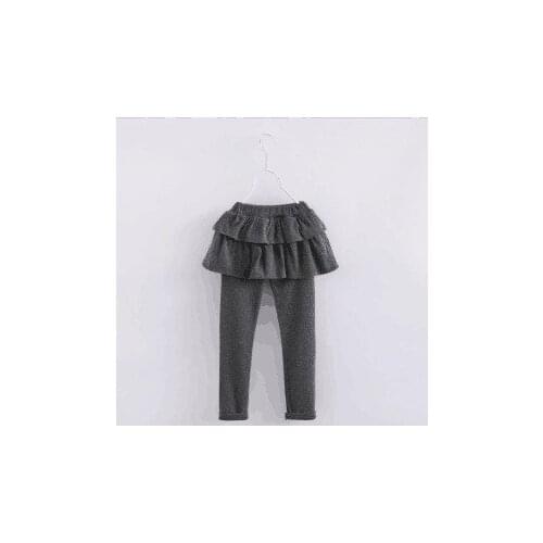 Spring and Autumn Korean version of the new fake two girls childrens clothing leggings skirt pants k1