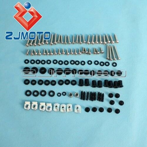 Motorcycle Bodywork Fixation Screws Washers Nuts Kit For Honda CBR1000RR CBR1000 RR 2008-2012 Complete Fairing Bolt Kit