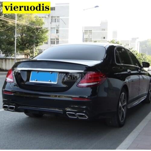 High Quality ABS For Mercedes W213 2016-2020 E-class E200 E300 E320 Car Rear Trunk Wing Spoiler