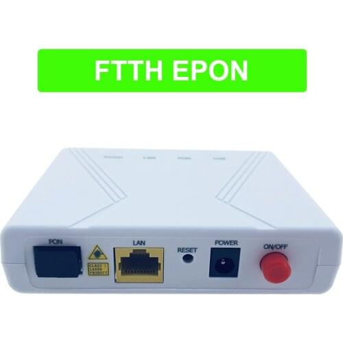 1pcs FTTH EPON ONU Epon ZET Chipset ONT fiber to home onu 1GE1 LAN EPON ONU 1 PON port compatible with various OLT platforms