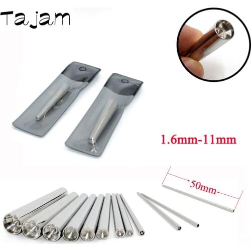 1PC Professional Body Piercing Tool 316L Surgical Steel Concave Taper Insertion Pins Ear Expander Kit Fashion Jewelry
