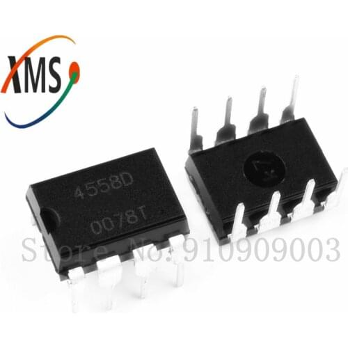 100PCS NJM4558D DIP8 NJM4558 DIP JRC4558D JRC4558 new and original IC