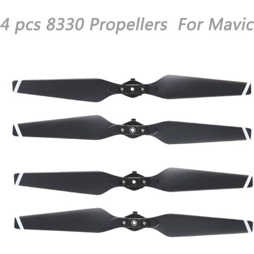 2 Pair /4PC/Lot Mavic Pro Propellers Black 8330 Mavic Propellers Quickrelease Folding DJI Mavic Pro Propellers DJI Accessories