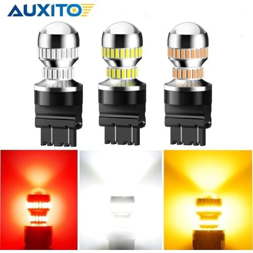 AUXITO T25 3156 3157 Led Bulb Auto Turn Signal DRL Backup Light Tail Brake Lamp 3057 4157 Led Car Bulb For Audi A6 C5 A3 BMW