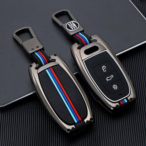 Car Key Case Cover For Audi A1 A3 A4 B6 B7 B8 S4 A5 B8 S5 A6 4G C7 S6 A7 S7 A8 D4 S8 Quattro Q3 Q5 SQ5 Q7 TT 8N 8J Accessories