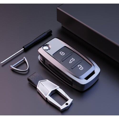 Zinc alloy Key Cover Case For VW Golf Bora Jetta POLO GOLF Passat Skoda Octavia A5 Fabia SEAT Ibiza Leon Car Protection