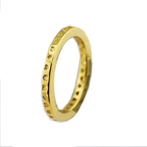 Signature Heart Shine Rings 100% Authentic 925 Sterling-Silver-Jewelry Free Shipping