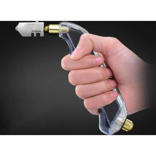 1Pcs Professional Oil Glass Cutter Hard Diamond Cutting Glass Tile Manual Cutting Tool
