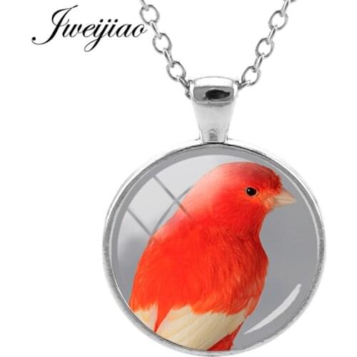 JWEIJIAO Cute Small Yellow Birds Canary Charms Necklace Pendant Chokers For Bird Lovers Jewelry Party Birthday Gift CA17