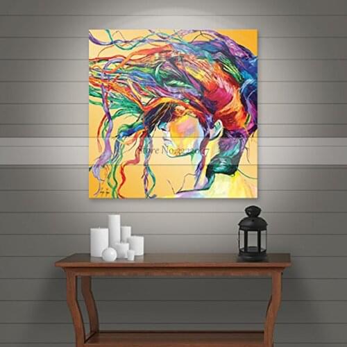 Canvas Painting handmade oil painting on canvas modern 100% Best Art violin and Lucy oil painting original directly from art