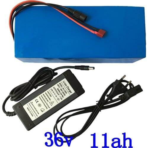 36V 250W 350W 500W electric bicycle scooter bike battery 36V 10AH ebike battery 36v 10ah 11ah lithium battery with 2A charger