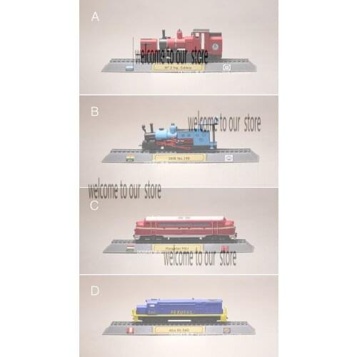 Miniature internal combustion engine simulation model steam train retro nostalgia Edition Decoration Decoration figure 4pcs/set