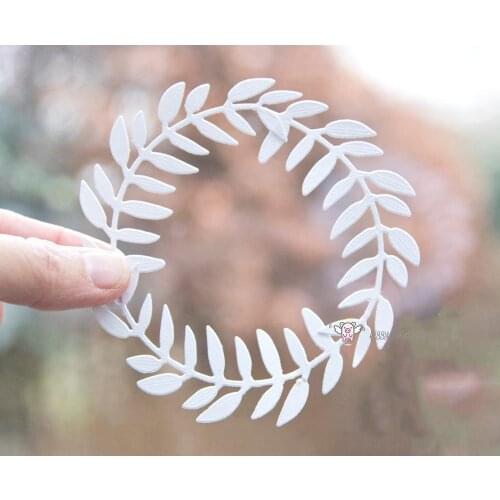 Mmao Crafts Metal Steel Cutting Dies New Leaf strip decoration Stencil For DIY Scrapbooking Paper/photo Cards Embossing Dies