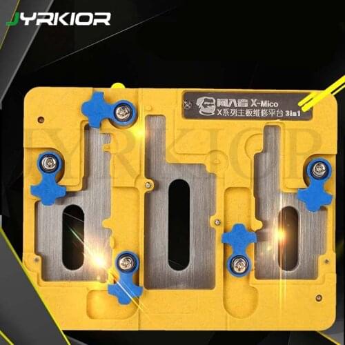 MECHANIC MRX-Mico Main Board Layered 3 in1 Fixture For iPhone X/XS/XSM Logic Board Positioning Holder IC Rework Clamp Tools