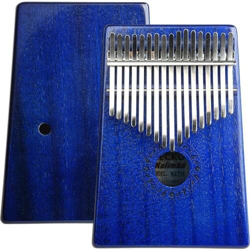 Mounchain 17 Key Kalimba African Thumb Piano Finger Percussion Keyboard Music Instruments (with Piano Box)