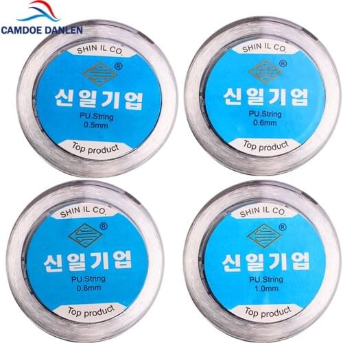 CAMDOE DANLEN High-Quality Crystal Elastic Beading Line Cord Thread String 0.5/0.6/0.8/1.0MM Fit DIY Beads For Jewelry Findings