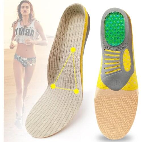 PVC Orthopedic Insoles Orthotics flat foot Health Sole Pad for Shoes insert Arch Support pad for plantar fasciitis Feet Care