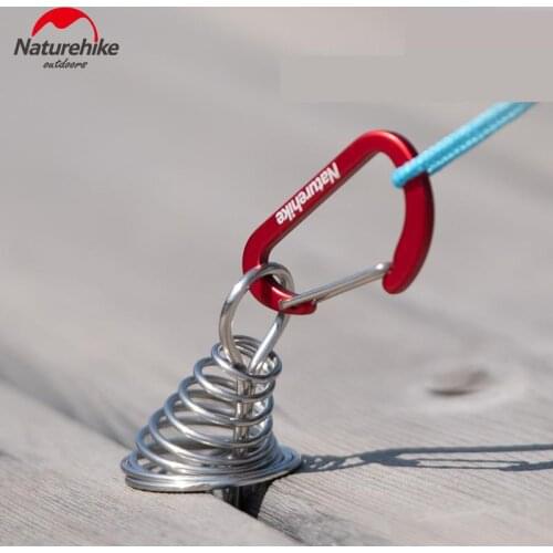 Naturehike 2020 New Floor Special Tent Spring Nail Small And Light Portable Camping Tent Floor Fishbone Nail