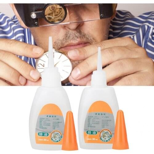 Professional 20ml + 30ml Watch Oil Maintenance Cleaning Repair Clock Wristwatch Tool Lubricant Watch Parts Repairing Tool i