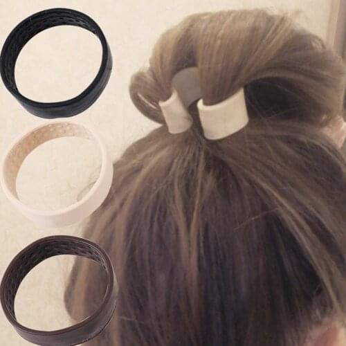 Simple Elastic Hair Band Woman Ponytail Holder Hair Tie Foldable Hair scrunchies Silicone Stationarity Ladies Hair accessories