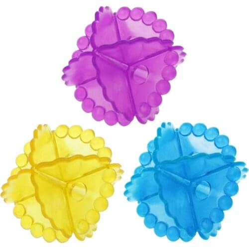 Drop Ship. 1Pc Magic Soft Laundry Ball Washing Machine Dryer Clothes Cleaner Color Random
