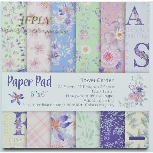 Bees Series Scrapbooking Paper Pack Craft Paper Art Card Card Making 6" X 6" 24sheet/pack